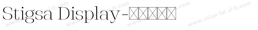 Stigsa Display字体转换